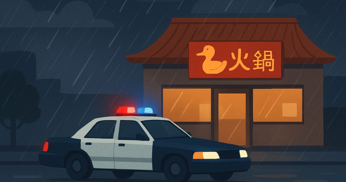 示意圖：新莊薑母鴨店9人酒後起衝突 雙方未提告警方仍依妨害秩序偵辦